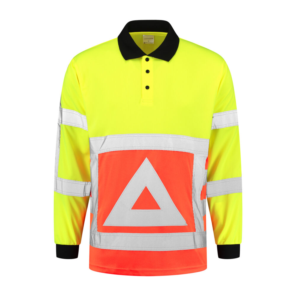 Bestex Poloshirt geel-oranje