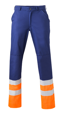 HAVEP® High Visibility Werkbroek 8397 Marineblauw/fluo oranje