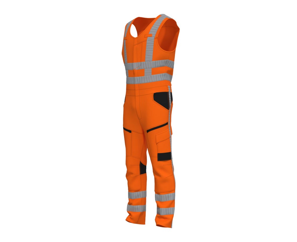 Bestex Bodybroek Fluo oranje