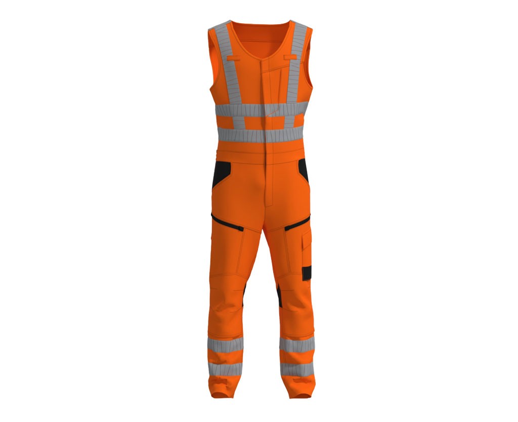 Bestex Bodybroek Fluo oranje 