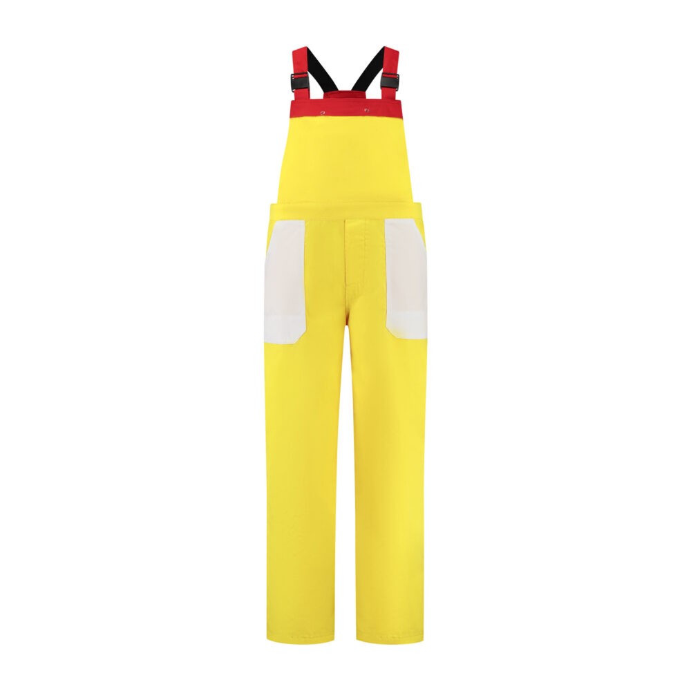 Bestex Tuinbroek geel/wit/rood