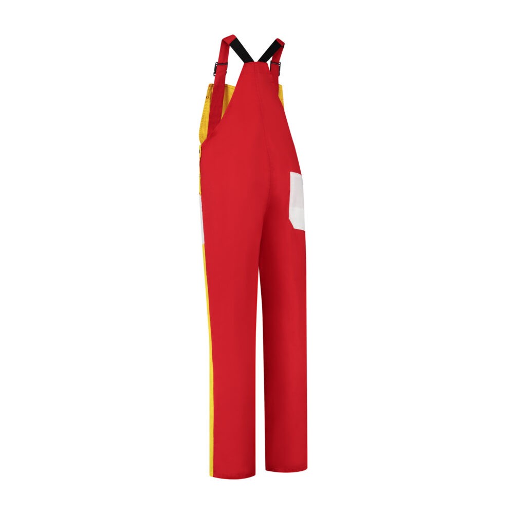 Bestex Tuinbroek geel/wit/rood