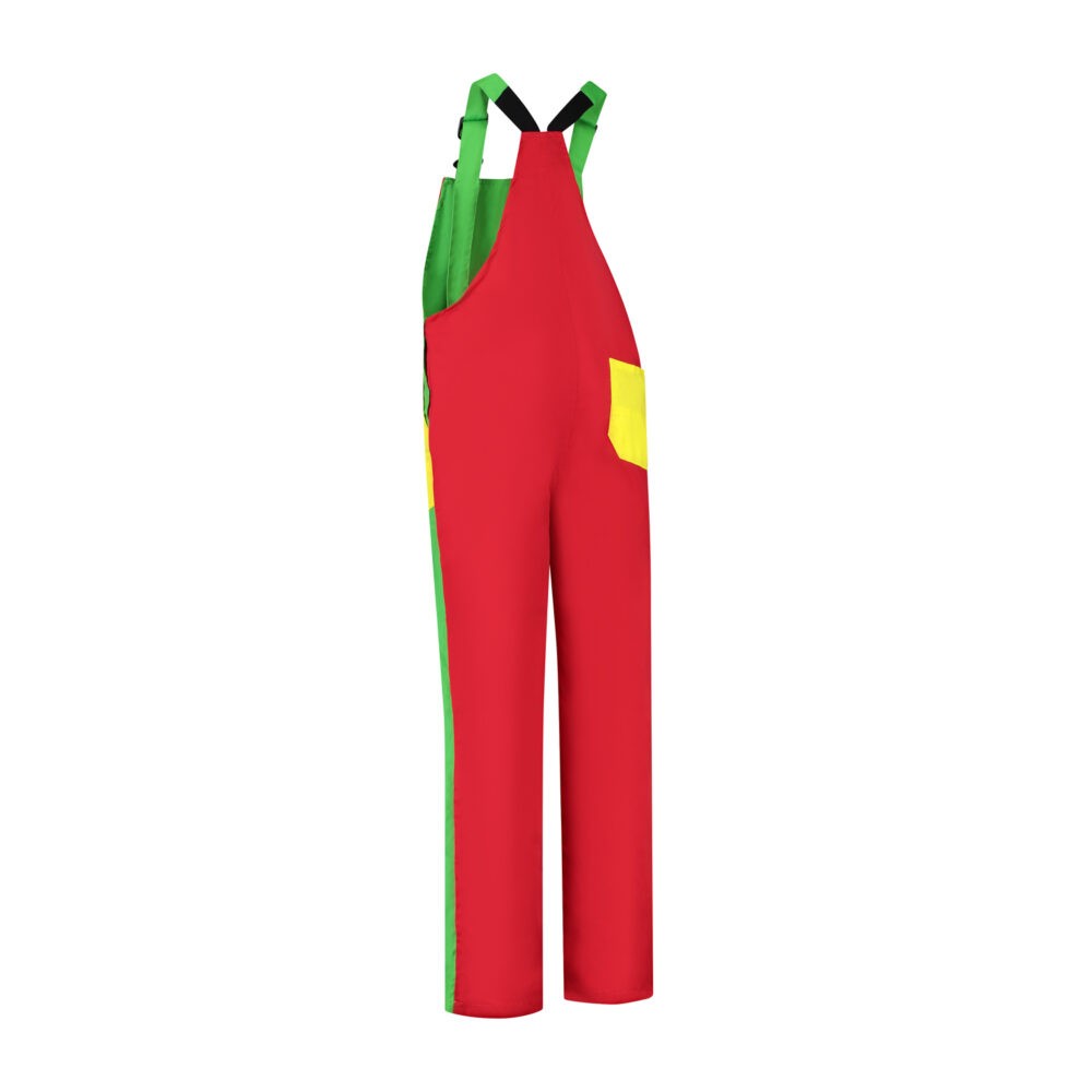 Bestex Tuinbroek groen/geel/rood