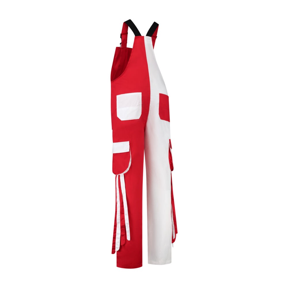 Bestex Tuinbroek rood/wit/franje