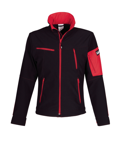 HAVEP® Titan Softshell Zwart/rood