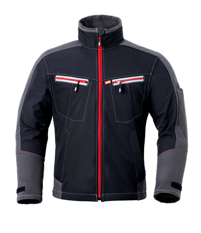 HAVEP® Attitude Softshell 40145 zwart/charcoal grijs