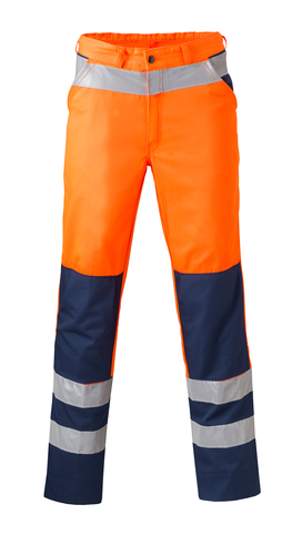 HAVEP® High Visibility Werkbroek 8410 fluo oranje/marineblauw